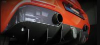 Aero dynamics rear diffuser carbon matt Race 1 classic fits for Ferrari 488 GTB