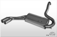 Fox sport exhaust part fits for Audi 80/90 type 85 quattro final silencer - 2x76 type 13
