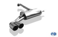 Fox sport exhaust part fits for Audi 80 type 85 quattro Facelift final silencer - 2x76 type 14