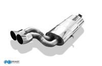 Fox sport exhaust part fits for Audi 80/90 type 81/85 final silencer for serial mid silencer/front silencer - 2x76 type 18
