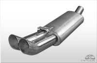 Fox sport exhaust part fits for Audi 80/90 - Typ 89, B3 Limousine/ Coupe/ 80 B4 - Cabrio final silencer - 2x76 type 18