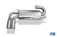 Fox sport exhaust part fits for Audi 80/90 type 89 quattro final silencer - 2x76 type 10
