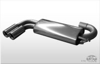Fox sport exhaust part fits for Audi 80/90 type 89 quattro final silencer - 2x76 type 13