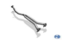 Fox sport exhaust part fits for Audi 80/90 type 89 quattro front silencer replacement pipe (total lenght ca. 1,6m)