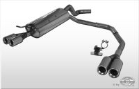Fox sport exhaust part fits for Audi A3 type 8L final silencer  exit right/left Ø63,5mm - 2x76 type 13 right/left
