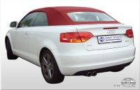 Fox sport exhaust part fits for Audi A3 type 8P final silencer Ø70mm on one side - 2x76 type 17