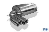 Fox sport exhaust part fits for Audi S3 8P final silencer - 2x90 type 25