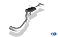 Fox sport exhaust part fits for Audi RS3 type 8P quattro Sportback front silencer Ø70mm