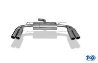 Fox sport exhaust part fits for Audi A3 - 8V Sedan with S-Line oder S3 bumper final silencer - 2x80 type 16 right/left