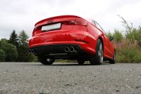Fox sport exhaust part fits for Audi A3 - 8V Sedan without s-line final silencer - 2x80 type 16 right/left