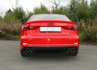 Fox sport exhaust part fits for Audi A3 - 8V Sedan without s-line final silencer - 2x80 type 16 right/left