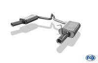 Fox sport exhaust part fits for Audi A4 Typ B6 Diesel Final silencer right/left - 1x76 type 13 right/left