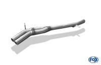 Fox sport exhaust part fits for Audi A4 type B6 front silencer replacement pipe