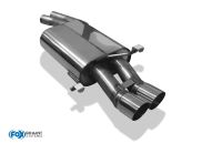 Fox sport exhaust part fits for Audi 100/A6 type C4 quattro final silencer - 2x76 type 14
