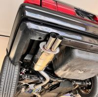 Fox sport exhaust part fits for Audi 100 quattro type C3 catback system final and front silencer - 2x63 Typ 10