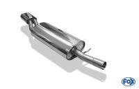 Fox sport exhaust part fits for Audi A6 type 4B with serial bumper cut final silencer - 135x80 type 53