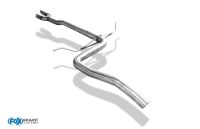 Fox sport exhaust part fits for Audi A6 4B front silencer replacement pipe for models with double catalytic converter