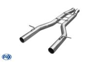 Fox sport exhaust part fits for Audi S8 - 4E mid silencer replacement pipe