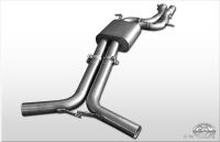 Fox sport exhaust part fits for Audi S5 quattro type B8 front silencer