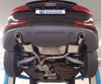 Fox sport exhaust part fits for Audi Q5 - 2,0l final silencer right/left - 1x90 type 16 right/left