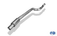 Fox sport exhaust part fits for BMW F32/F33/F36 - 435i - front silencer with flex-unit