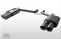 Fox sport exhaust part fits for Dodge Challenger final silencer right/left - 2x100 type 17 right/left