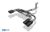 Fox sport exhaust part fits for CUPRA Formentor 4x4 half system from catalytic converter - 2x100 type 25 right/left black