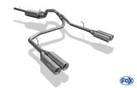 Fox sport exhaust part fits for Dodge RAM 1500 half system from catalytic converter - 2x100 type 13 right/left