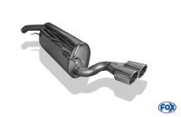 Fox sport exhaust part fits for Fiat Bravo 198 for models with bumper cut final silencer - 2x80 Type 16