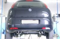 Fox sport exhaust part fits for Fiat Grande Punto 199 - diesel final silencer exit right/left - 2x76 type 12 right/left