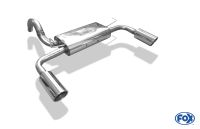 Fox sport exhaust part fits for Fiat 500 Abarth Final silencer cross exit left right - 1x100 type 16 right/left