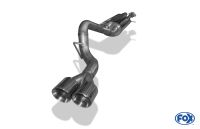 Fox sport exhaust part fits for Hummer H2 half system from catalytic converter - 2x100 type 25