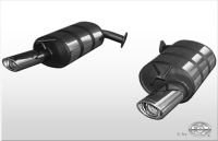 Fox sport exhaust part fits for Lexus GS 300 final silencer right/left - 115x85 type 32 right/left