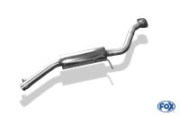 Fox sport exhaust part fits for Fiat 124 Spider - front silencer