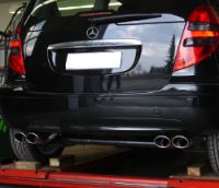 Fox sport exhaust part fits for Mercedes A-Class W169 final silencer exit right/left - 2x106x71 type 32 right/left