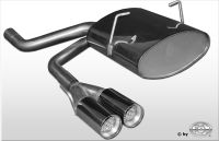 Fox sport exhaust part fits for Mini One/ Cooper R50 final silencer exit center - 2x70 type 11