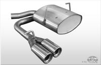 Fox sport exhaust part fits for Mini Cooper Cabrio R52 final silencer exit center  - 2x76 type 13