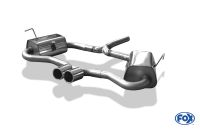 Fox sport exhaust part fits for Mini Cooper S R53 final silencer right/left exit center  - 2x76 type 12