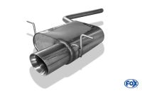 Fox sport exhaust part fits for Mini Cooper Clubman R55 Final silencer - 1x100 type 25