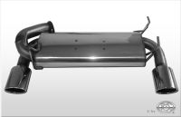 Fox sport exhaust part fits for Nissan 350Z final silencer cross exit Ø70mm right/left - 115x85 type 32 right/left