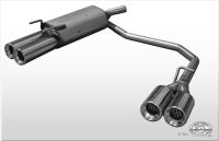 Fox sport exhaust part fits for Opel Corsa B final silencer exit right/left - 2x80 type 13 right/left