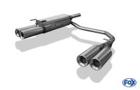 Fox sport exhaust part fits for Opel Tigra A final silencer exit right/left 60mm  - 2x90 type 13 right/left