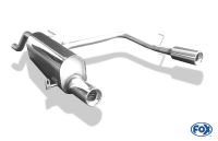 Fox sport exhaust part fits for Opel Corsa E final silencer exit right/left - 1x90 type 13  right/left