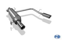 Fox sport exhaust part fits for Opel Corsa E final silencer exit right/left - 1x90 type 25  right/left