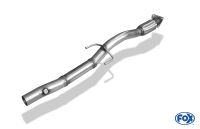 Fox sport exhaust part fits for Opel Corsa E OPC Connection tube front silencer/ catalytic converter