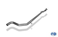 Fox sport exhaust part fits for Opel Corsa E front silencer replacement tube