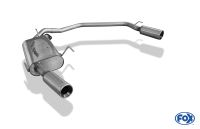 Fox sport exhaust part fits for Opel Vectra B final silencer exit right/left - 1x90 type 13 right/left