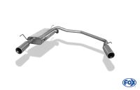 Fox sport exhaust part fits for Opel Vectra B final silencer exit right/left - 1x90 type 13 right/left