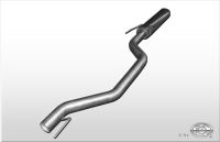 Fox sport exhaust part fits for Opel Vectra C GTS front silencer for models horizontally catalytic converter
