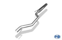 Fox sport exhaust part fits for Opel Vectra C GTS front silencer for models with  installed catalytic converter